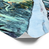 コーストカラフルボードウォーク&ビーチハウス ポスター (角)