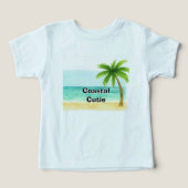 コーストカントリー ビーチベイビーTシャツ (デザイン正面)
