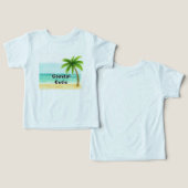 コーストカントリー ビーチベイビーTシャツ (デザイン正面&裏面)