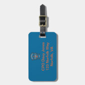 コーストガードいかりCPOラゲッジタグ ラゲッジタグ (正面縦)