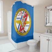 コーストガードエアステーションエリザベスシティ シャワーカーテン (インサイチュ)
