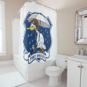 コーストガードエアステーションポートアンジェルス シャワーカーテン (インサイチュ)