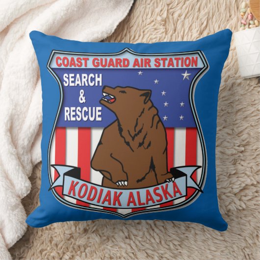 コーストガードエアステーションKodiak クッション (ブランケット)