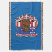 コーストガードエアステーションKodiak スローブランケット (正面縦)