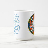 コーストガードステーションMiami Beach コーヒーマグカップ (中央)