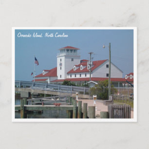 コーストガードステーションOcracoke島NC ポストカード