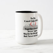 コーストガード妻コーヒーマグ ツートーンマグカップ (正面右)