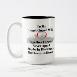 コーストガード妻コーヒーマグ ツートーンマグカップ