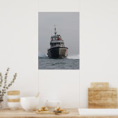 コーストガード47-足モーターライフボート ポスター (キッチン)