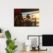 コーストガードMH-65Dドルフィンヘリコプター ポスター (ホームオフィス)