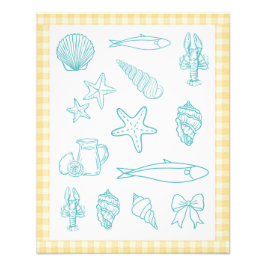 コーストキイタリアンッチンプリント | ソレント・ブルー フォトプリント           