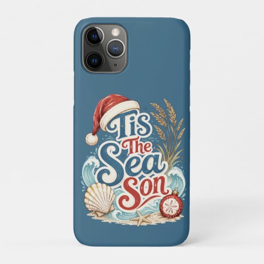 コーストクリスマスタイズシーソンタイポグラフィー Case-Mate iPhoneケース (裏)