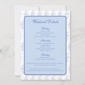 コーストグランマービーチバチェロレッテウィークエンド 招待状 (裏面)