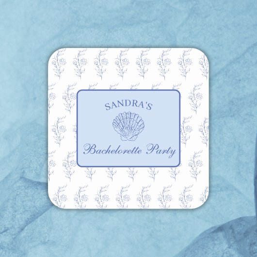 コーストグランマ ビーチ バチェロレッテ パーティー スクエアシール