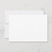 コーストシーシェルボタニカルウェディング サンキューカード (裏面)