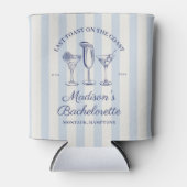 コーストダスティブルーの最後のトーストストライプの 缶クーラー (正面)