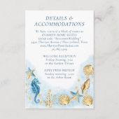 コーストチック | モダンサンゴ礁の宿泊施設 エンクロージャーカード (正面)