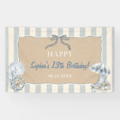 コーストティーン ザ・サマーガール 誕生日パーティー 横断幕 (横)