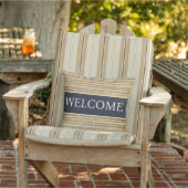 コーストネイビー航海のブルロープビーチレイクウェルカム アウトドアクッション (椅子)