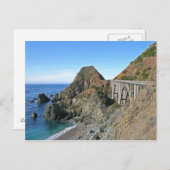 コーストハイウェイ1 – ビッグクリークブリッジ ポストカード (正面/裏面)