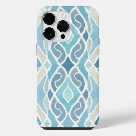 コーストビーチネイティブルーブルー iPhoneケース (裏面)