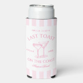 コーストピンクの週末の最後のトーストバチェロレッテ スリム缶クーラー (Seltzer裏面)