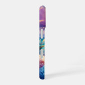コーストフラワーiPhoneケース スリム iPhone 16ケース (右側面)
