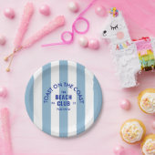 コーストブルーストライプ ビーチクラブのトースト ペーパープレート (パーティー)