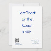 コーストブルーフィッシュ ブライズメイドパーティー 招待状 (裏面)