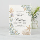 コーストブルームアーチウェディング 招待状 (スタンド正面)