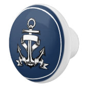 コーストブルー航海のビーチハウスシップいかり セラミックノブ (右)