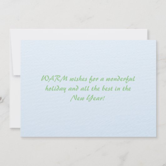 コーストメリークリスマスサニベルアイランドビーチサンタ シーズンカード (裏面)