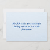 コーストメリークリスマスヒルトンヘッドアイランドサンタ シーズンカード (裏面)