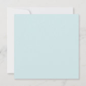 コーストモダン航海のティール(緑がかった色)グリーン金ゴールド結婚ズ 招待状 (裏面)