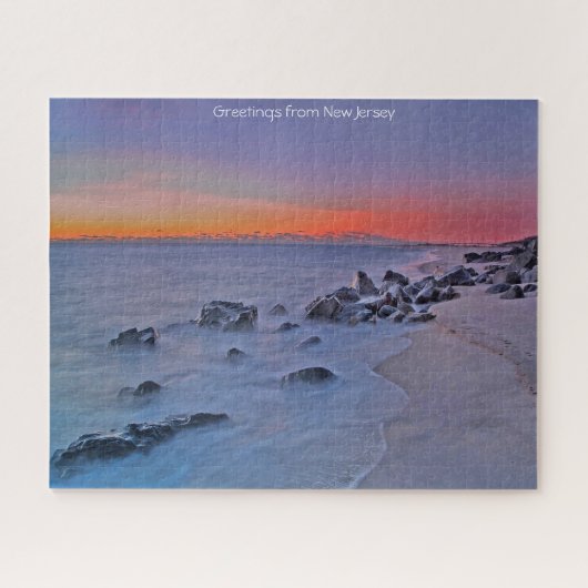コーストラインのニュージャージー。ジグソーパズル ジグソーパズル (横)