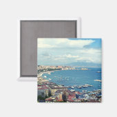 コーストライン写真ネープルイタリア マグネット (正面/裏面)