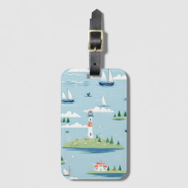 コーストラ航海のイトハウスボート ラゲッジタグ