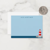コーストラ航海のイトハパーソナライズされたウス ノートカード (正面/裏面インサイチュ)