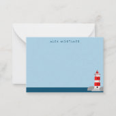 コーストラ航海のイトハパーソナライズされたウス ノートカード (正面)