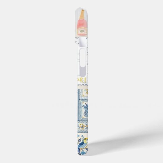 コースト名門私立校風のコラージュ、サマーコラージュ電話ケース Case-Mate iPhoneケース (裏面 / 左)