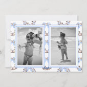 コースト名門私立校風のーオイスターボウリースフォトホリデー シーズンカード (裏面)