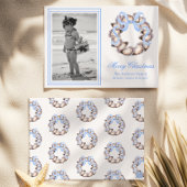 コースト名門私立校風のーオイスターボウリースフォトホリデー シーズンカード