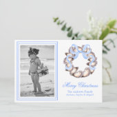 コースト名門私立校風のーオイスターボウリースフォトホリデー シーズンカード (スタンド正面)