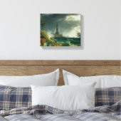 コースト地中海のキャンバス印刷 キャンバスプリント (インサイチュ (寝室))