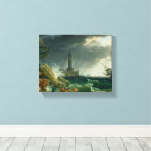 コースト地中海のキャンバス印刷 キャンバスプリント (インサイチュ (ウッドフロア))