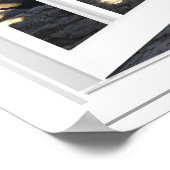 コースト地中海の人工窓ビュー ポスター (角)