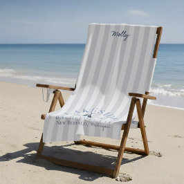 コースト湖のバチェロレッテパーティー ビーチタオル