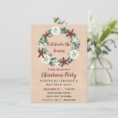 コースト素朴ビーチクリスマスホリデーパーティー 招待状 (スタンド正面)