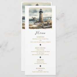 コースト素朴ライトハウスシーサイドビーチメニュー メニュー