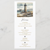 コースト素朴ライトハウスシーサイドビーチメニュー メニュー (正面)